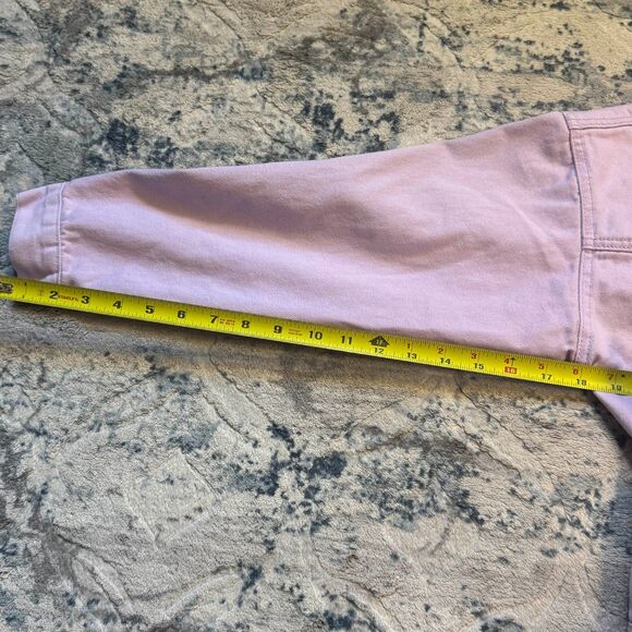 Forever 21+ Light Wash Purple Casual Jean Jacket Womens 0X Plus Size - Picture 4 of 6